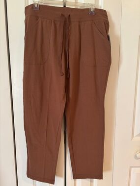 Athletic Works Brown Men's Drawstring Joggers